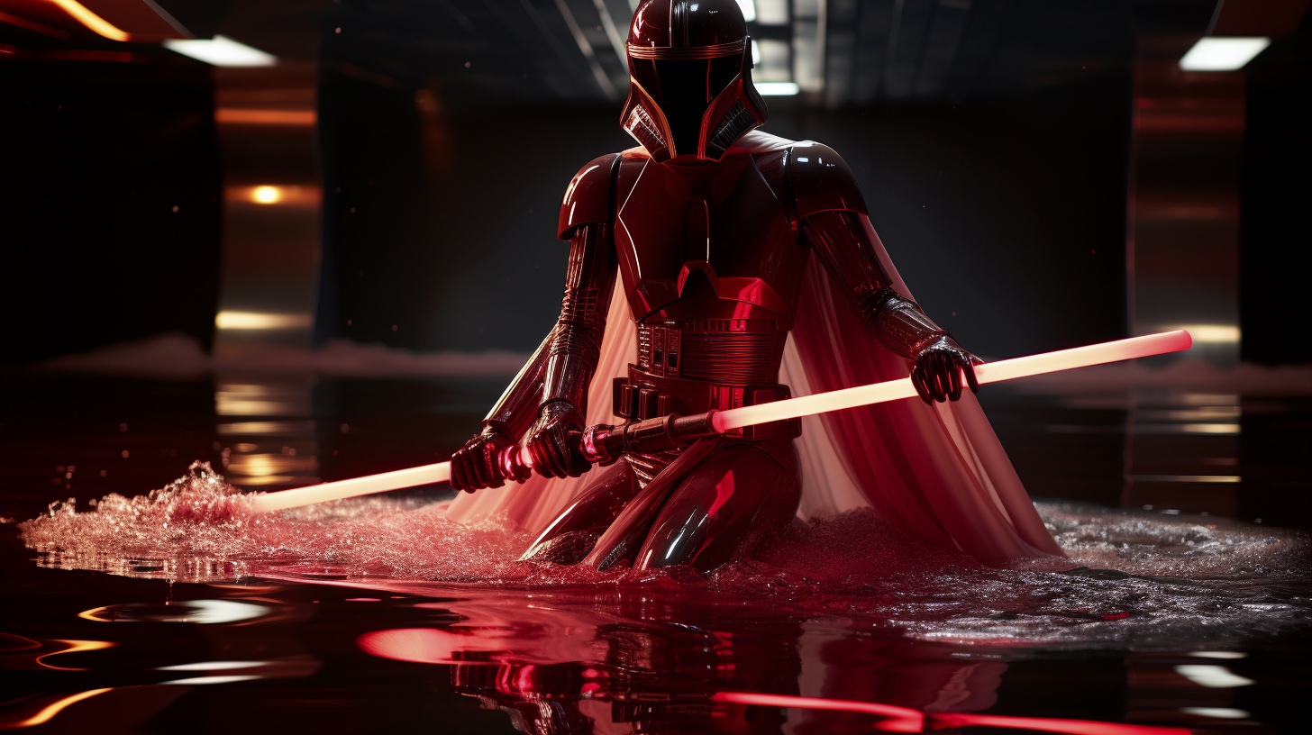 Renderman Darth Vader waterskiing minimalist Art Nouveau Gamine bd7e2cad d834 49e3 84dd 91c4c4ff971b