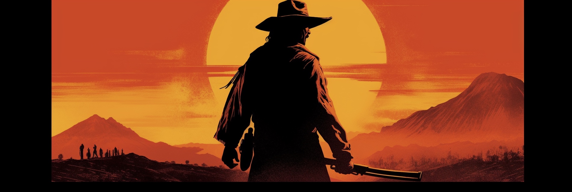 Renderman Detailed movie poster of a cowboy silhouetted again 2357eceb 16ef 4a15 a870 c003e7c5ea40 0