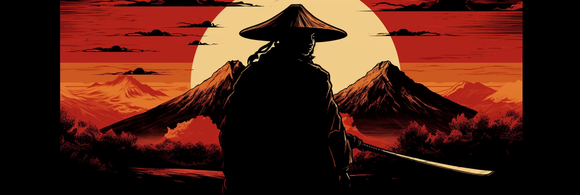 Renderman Detailed movie poster of a cowboy silhouetted again a58b8cb0 b47a 4f49 95a4 2c66e5da16a2 0