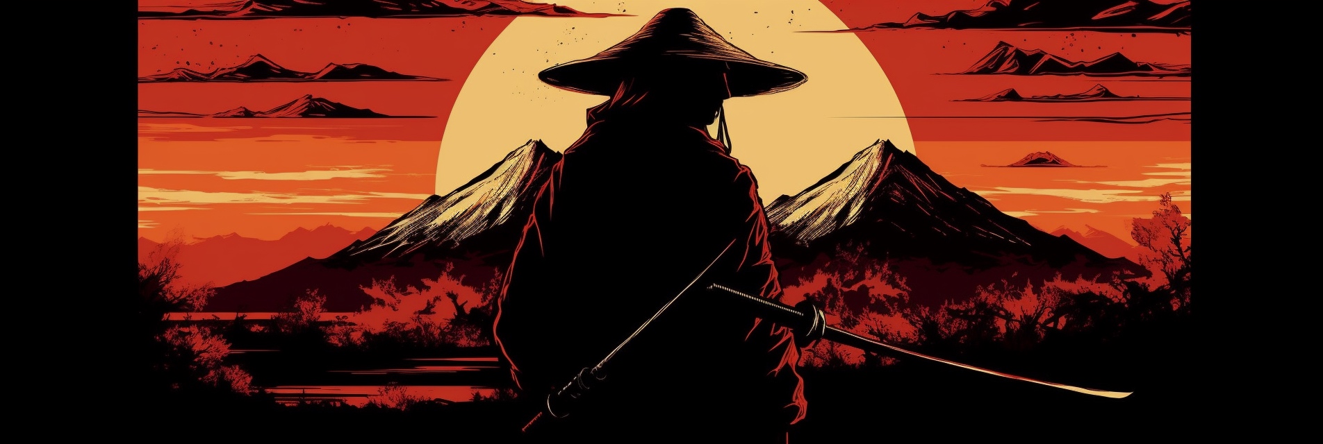 Renderman Detailed movie poster of a cowboy silhouetted again a58b8cb0 b47a 4f49 95a4 2c66e5da16a2 3