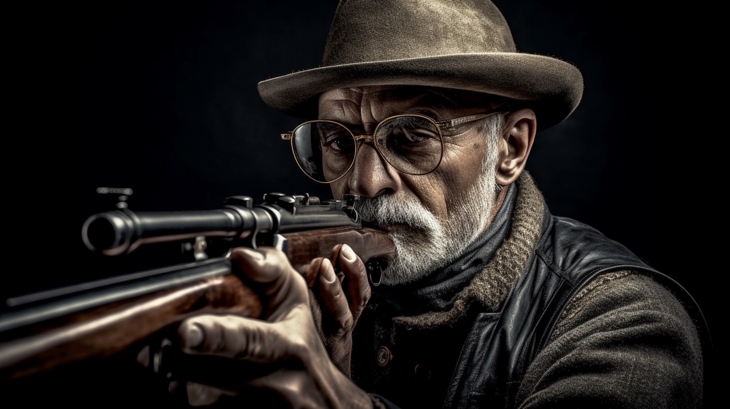 Renderman Detailed photograph of a cowboy holding an AR 15 ca f15eb5ba e9fd 4452 bbca 3c5105464f19 0
