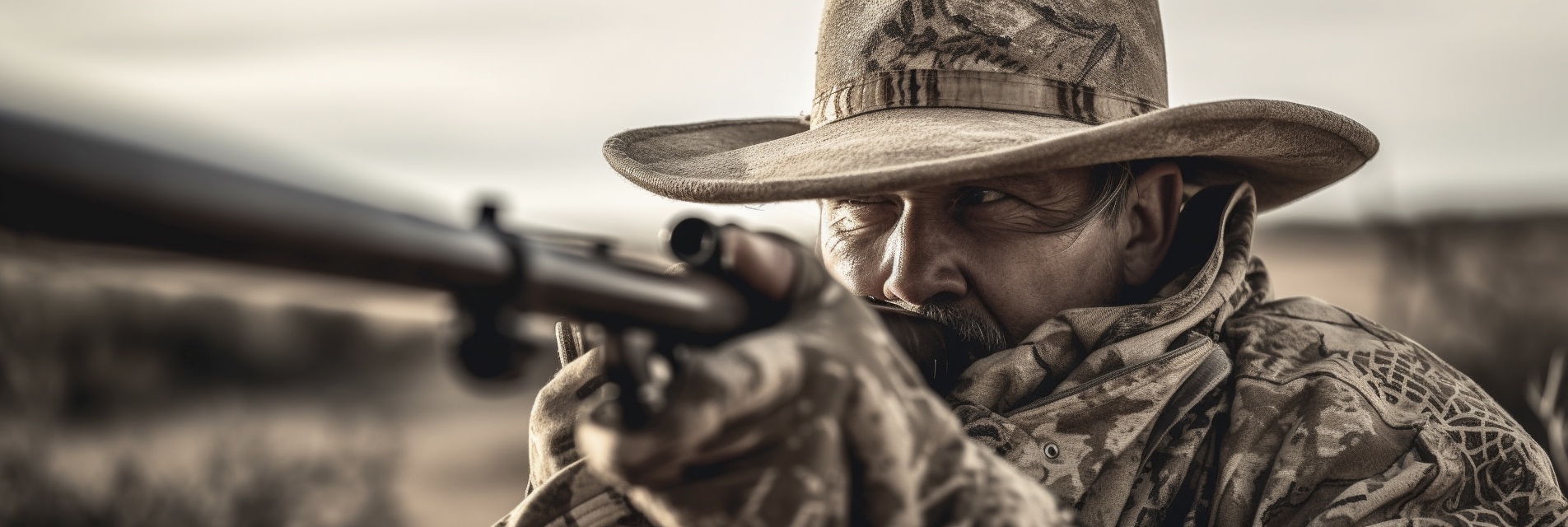 Renderman Detailed photograph of a cowboy holding an AR 15 capt edc3c220 3d3a 4fe7 9759 01b33f78a54f