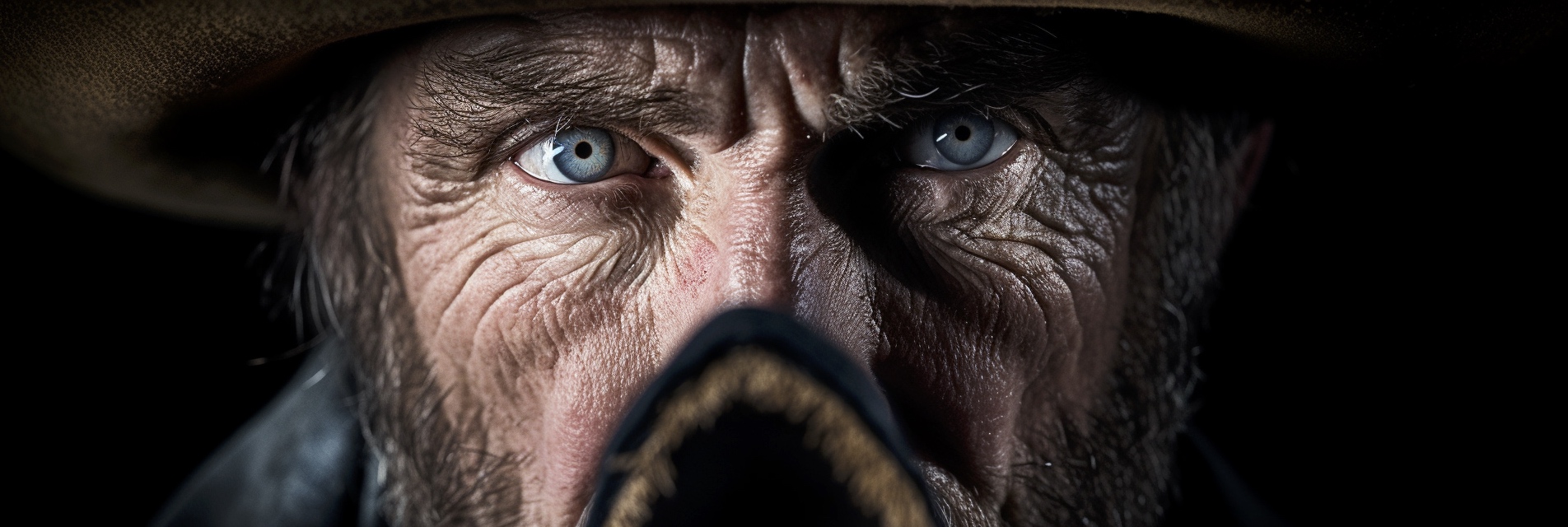 Renderman Detailed photograph of a cowboy holding his Winches 4e11c2b8 b678 4847 a7fc 6852f18f54a8 0