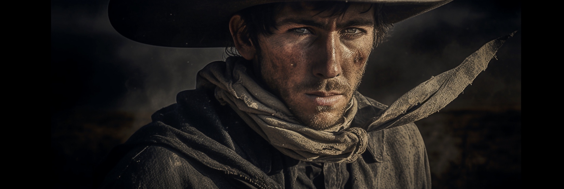 Renderman Detailed photograph of a cowboy holding his Winches cff5084d c18b 44fc 828f a0f9720812b4 1