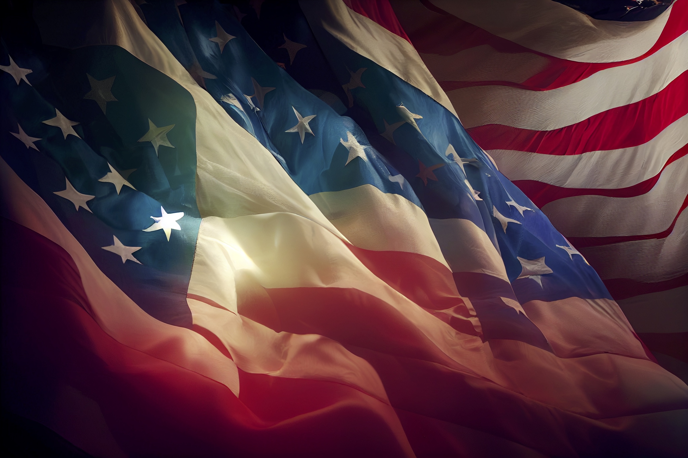 Renderman Donald Trump wrapped in the American flag vivid detai 5e742530 175c 4578 8cd0 1cb821339f3d