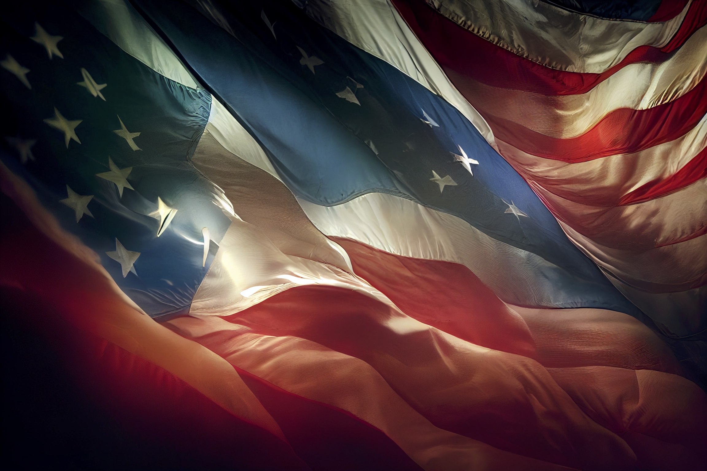 Renderman Donald Trump wrapped in the American flag vivid detai eb99a40d e6fe 4c4f 8f30 83eb1b397fa9