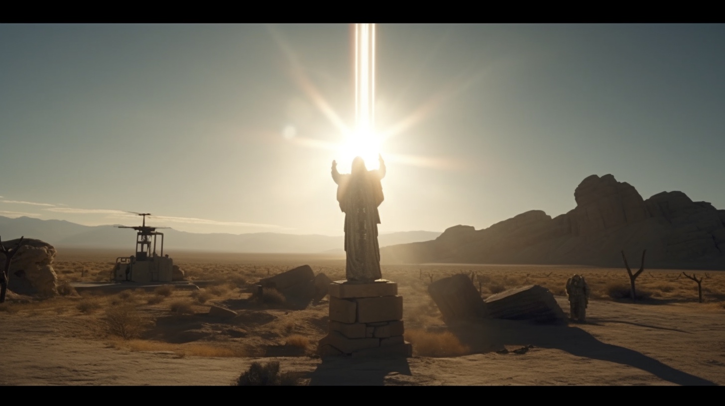 Renderman Epic and detailed wide angle shot of Jesus Christ t c104f41a c7c9 472b b96b ab03181cacc2 2