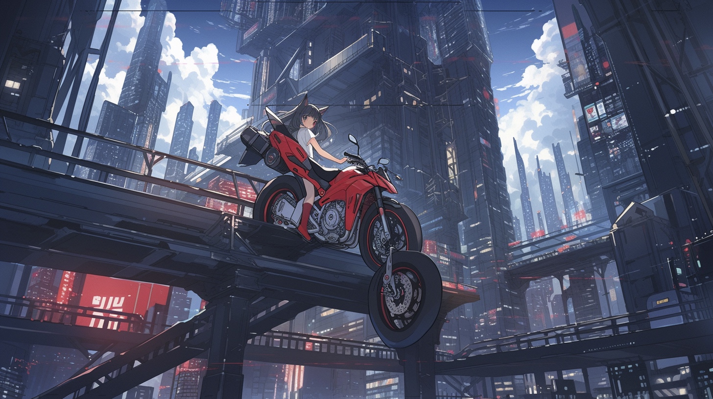 Renderman Futuristic cityscape of mega toyko inspired by Blad 9478ec4d 1945 4061 9b8d 7c1bc88233a5 0