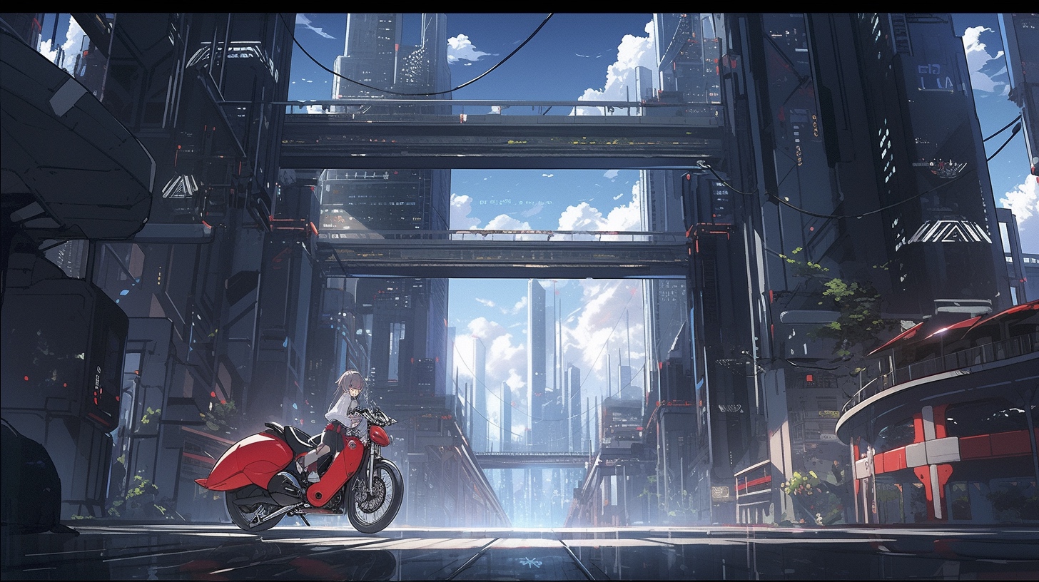 Renderman Futuristic cityscape of mega toyko inspired by Blad 9478ec4d 1945 4061 9b8d 7c1bc88233a5 2