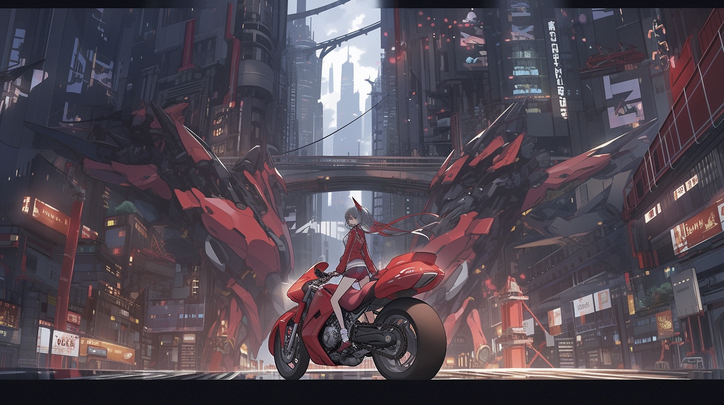 Renderman Futuristic cityscape of mega toyko inspired by Blad 9478ec4d 1945 4061 9b8d 7c1bc88233a5 3