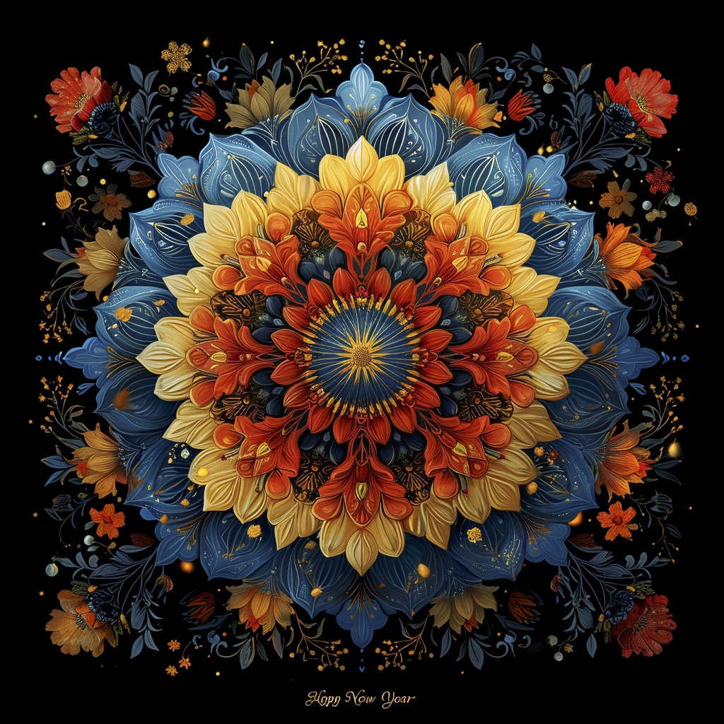Renderman Generate a beautiful and psychedelic Happy New Year 0778466f 82a1 41e3 9a3f 27540ad4e4fe 2