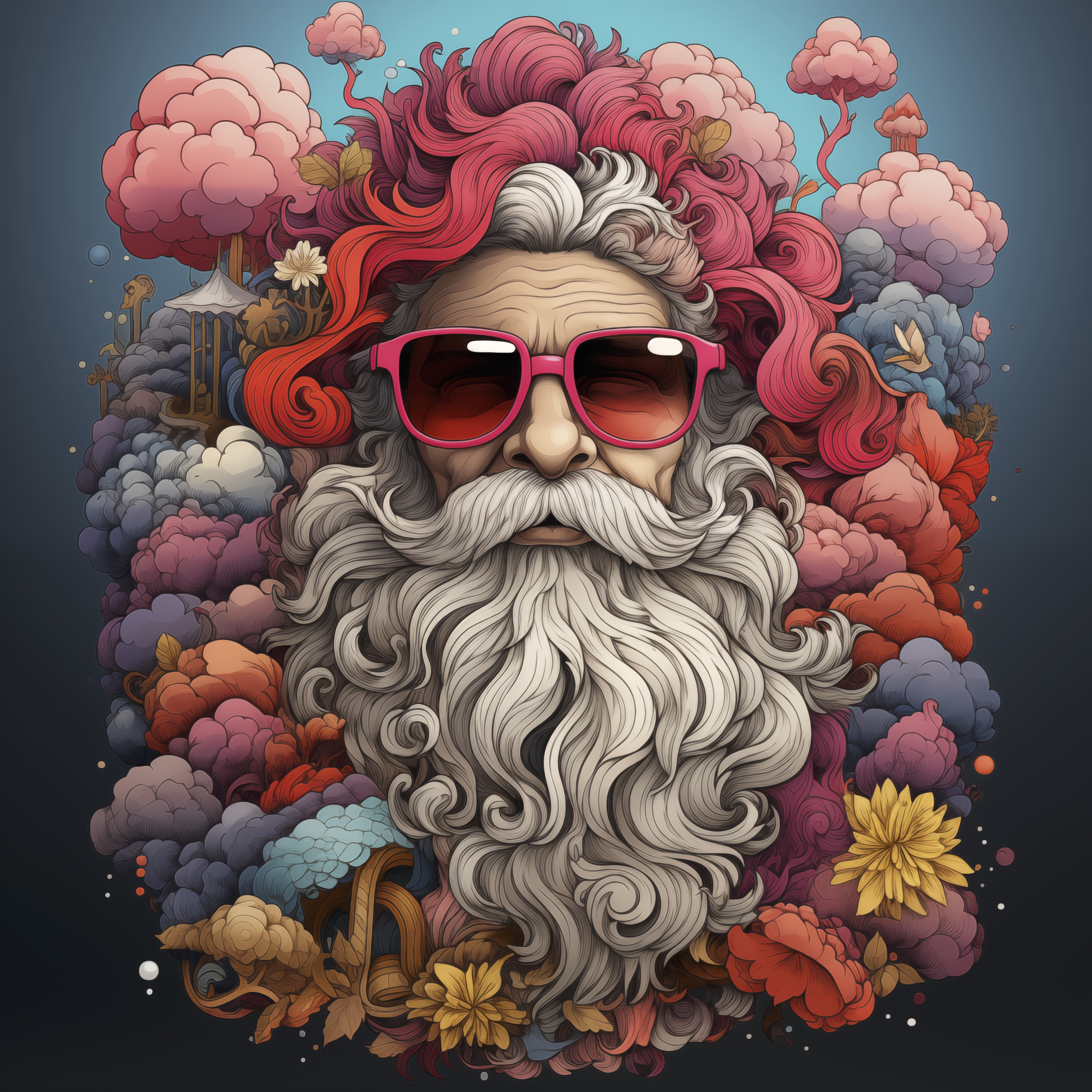 Renderman Generate a crazy and psychedelic 70th birthday card   3e5fa4e9 ec9c 440b 848d 729c96dde555