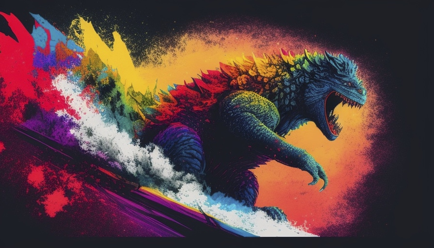 Renderman Godzilla snowboarding in brilliant colors unsplash  c125b13f eda6 49c3 b1b4 d82227dc3d06 1