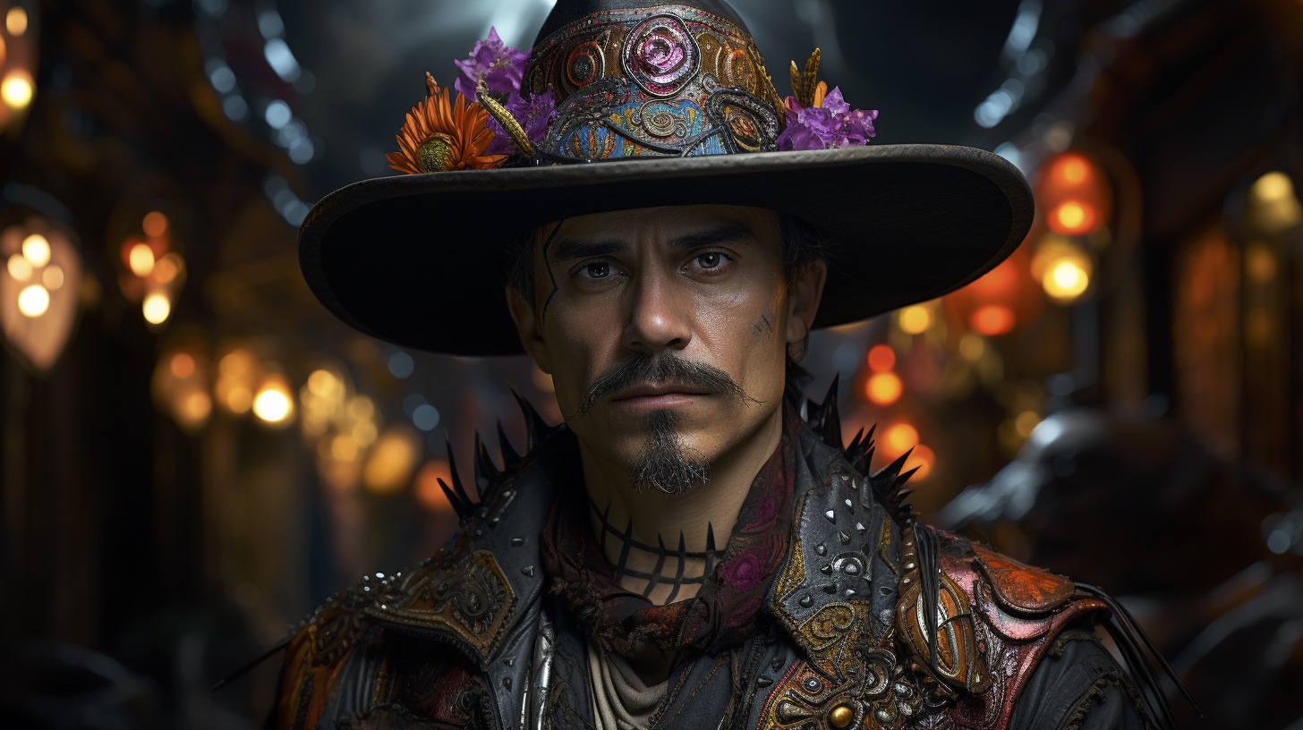 Renderman Graphic image of a cowboy samauri Enchanting Cyber Fa bfa83c20 a054 4daf a373 06d604b55ae4