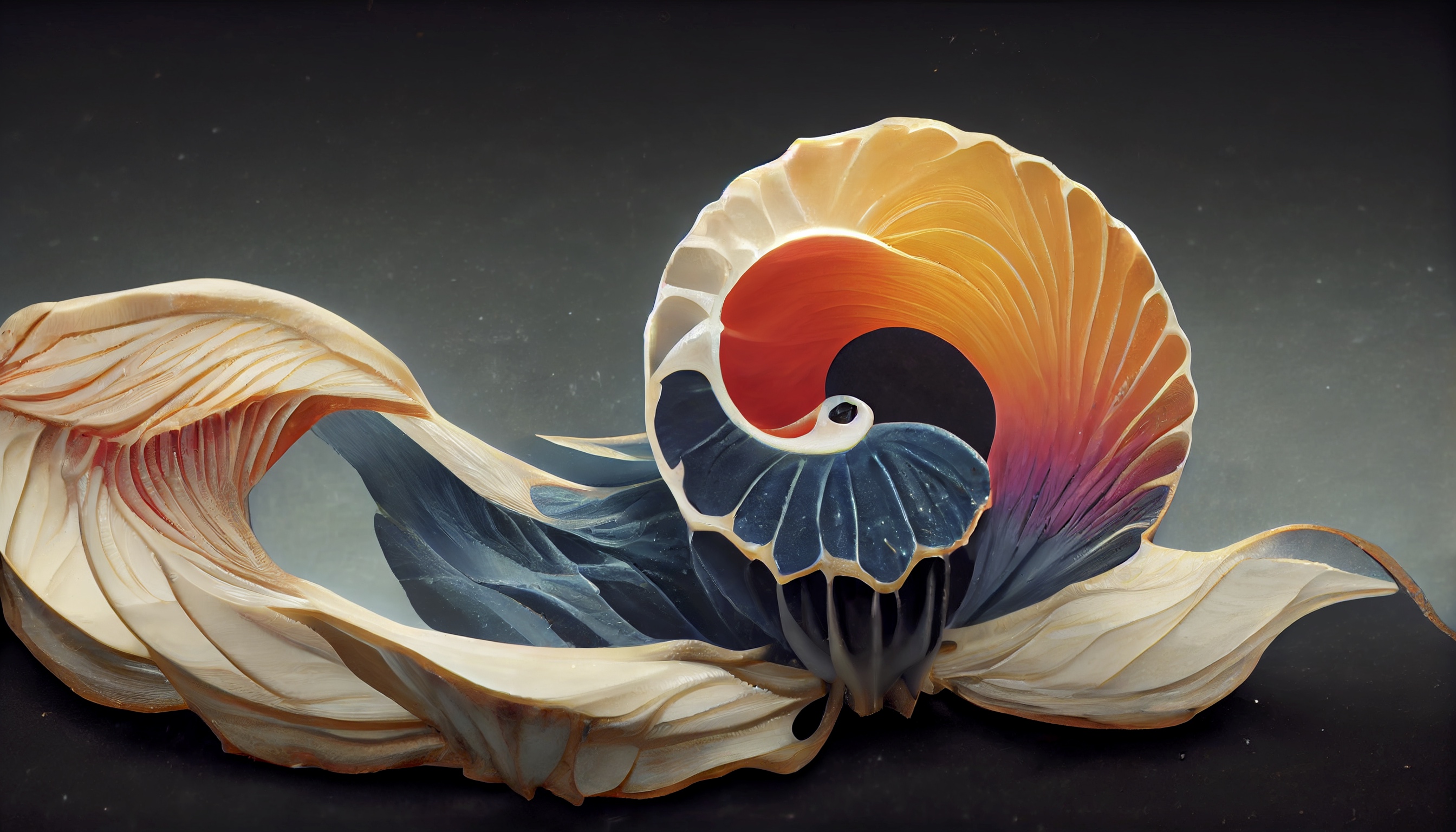 Renderman a beautiful crystaline chambered nautilus 3D unreal 53a86edc dd2b 42ee 85d6 d13181e47d0d 0