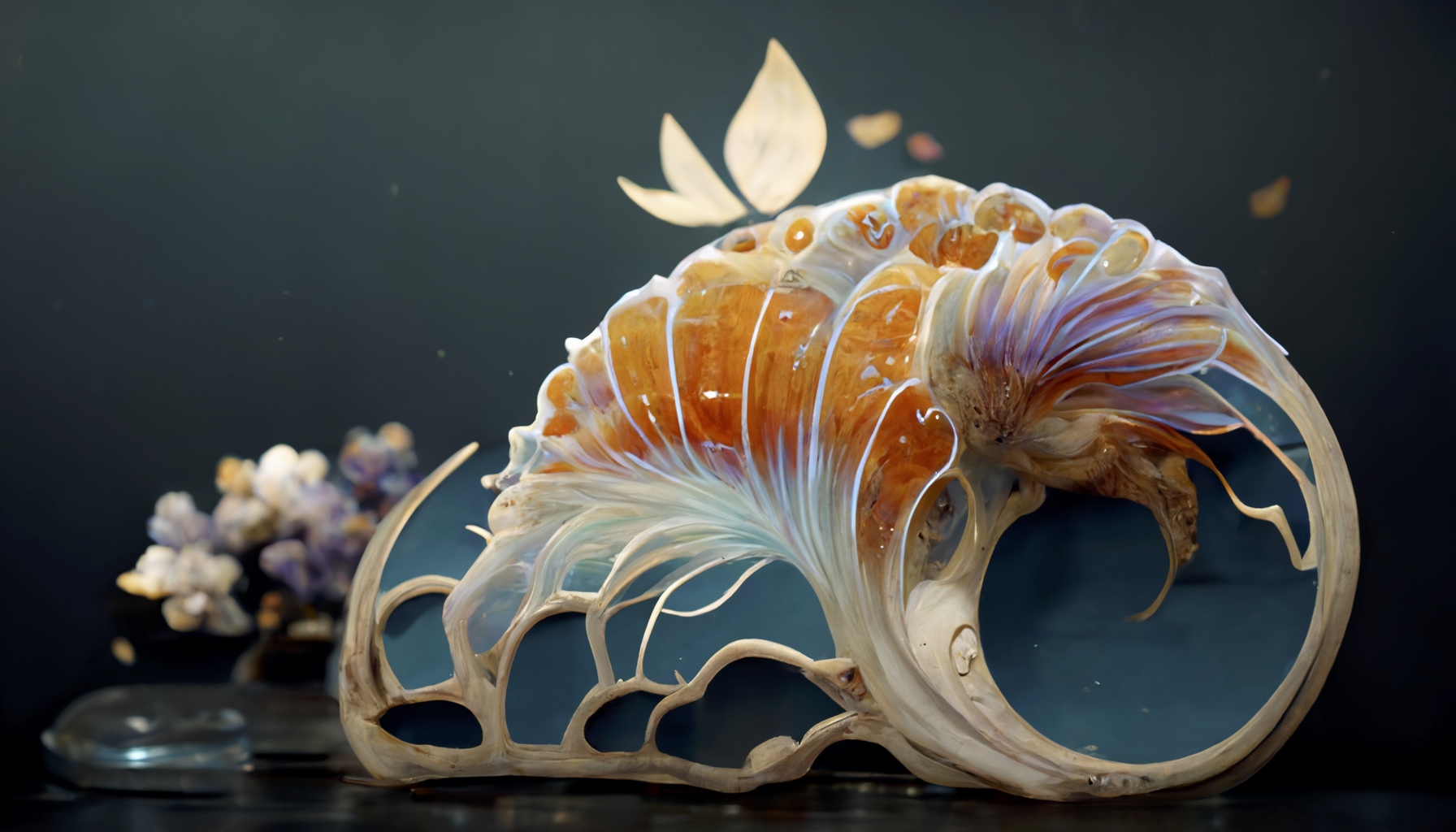 Renderman a beautiful glass chambered nautilus 3D unreal engi ecefd25b a7d6 421d 8ed2 f24f61e6f522 0