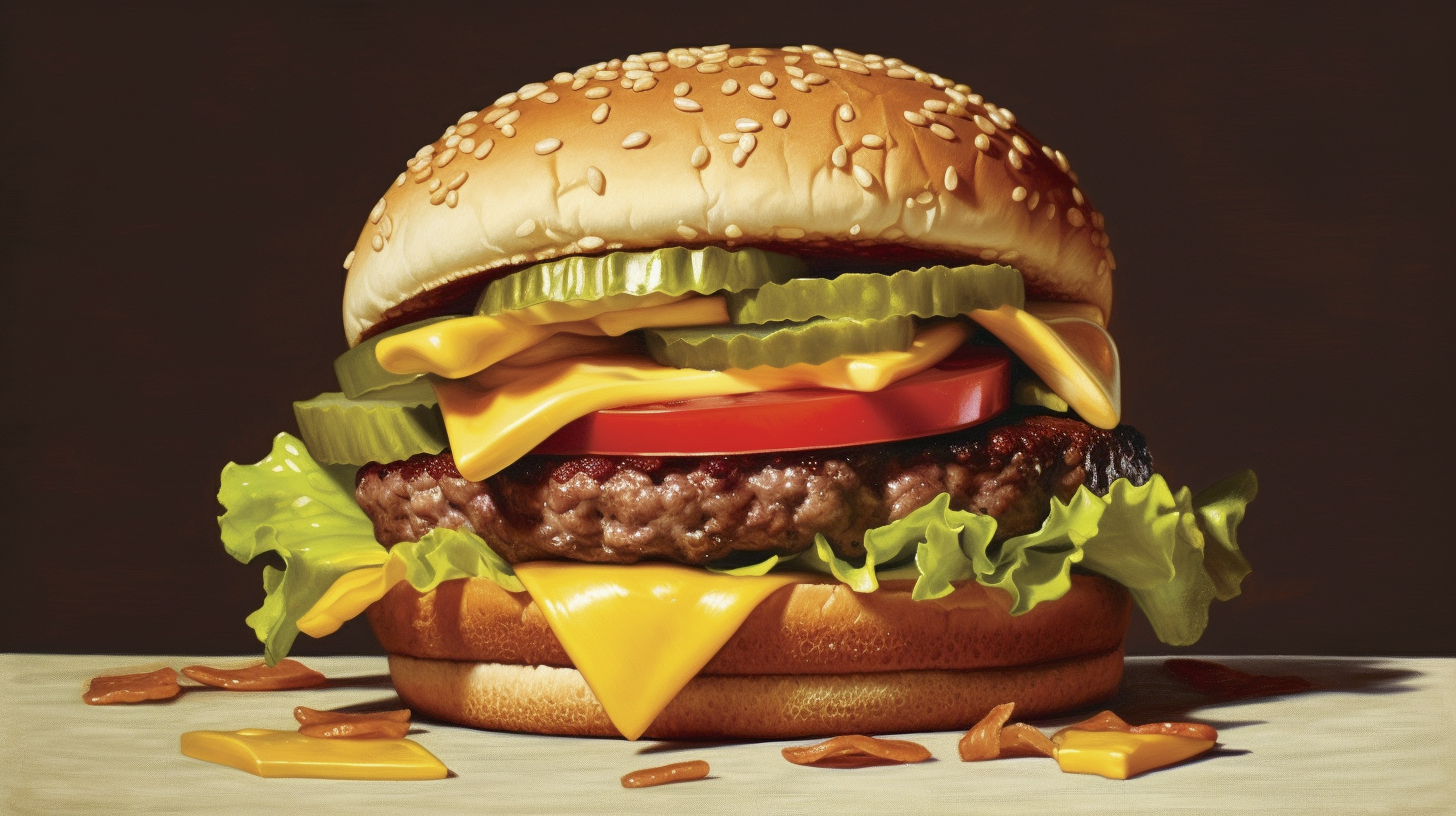 Renderman a cheeseburger  in the style of spencerian script   d95080ab 0ae7 47c4 83d6 8659d19f60ad 0