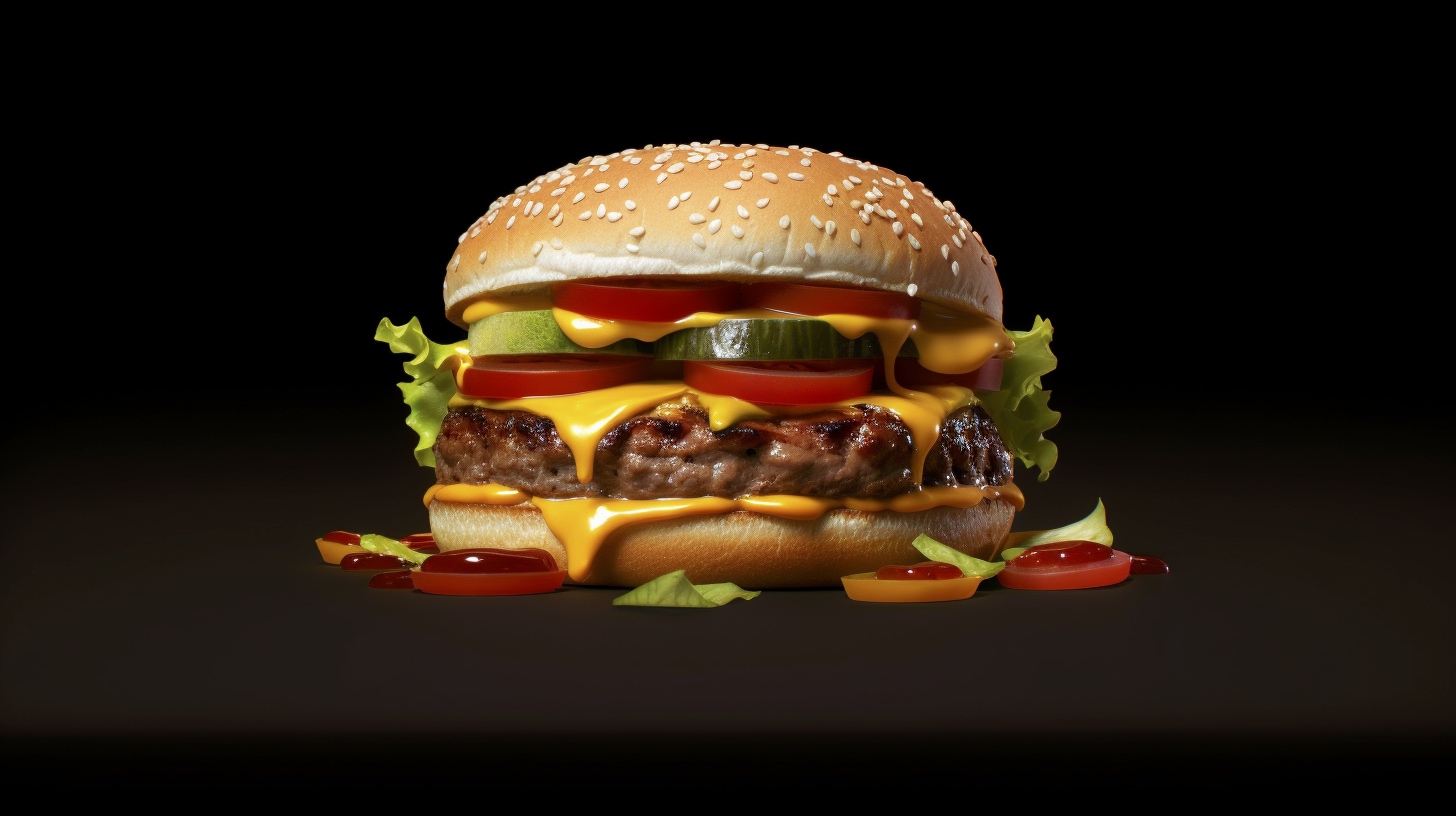 Renderman a cheeseburger  in the style of the Art Infomel   ar  607f542a 2850 4f9f 9b4b 84e941ec2fa0