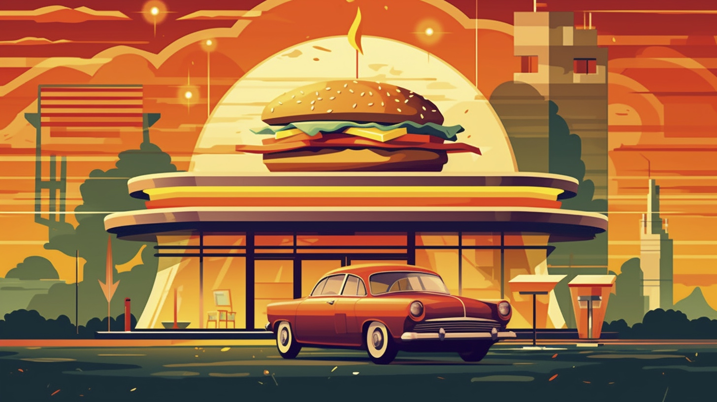Renderman a cheeseburger in the style of Midcentury Modern Il 5855f45f e6cd 4e5a b492 af5edb8c4fd6 3