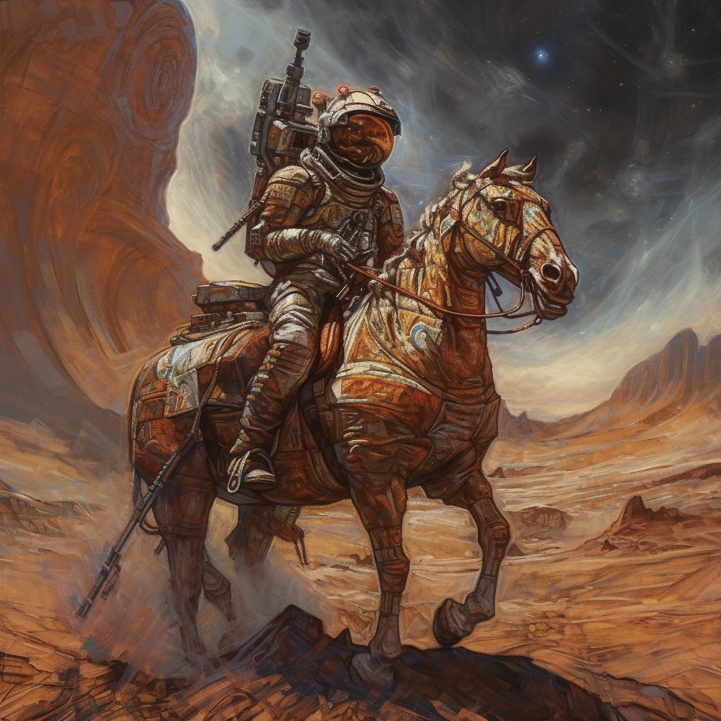 Renderman a detailed painting of an astronaut in a space suit 62203c69 fa49 447d 88eb a7a317a4d7c7 1