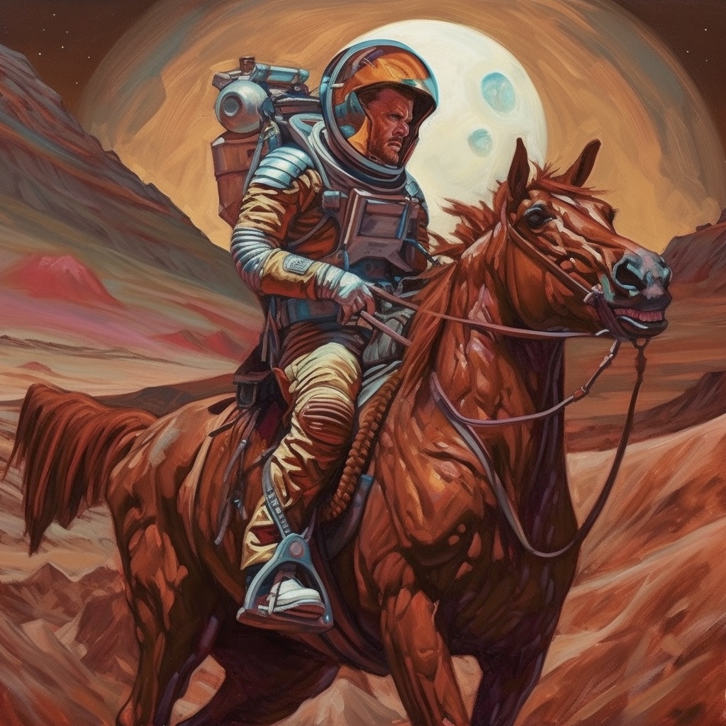 Renderman a detailed painting of an astronaut in a space suit r 8c2f85be b002 4686 ab0d e9301686ffbb