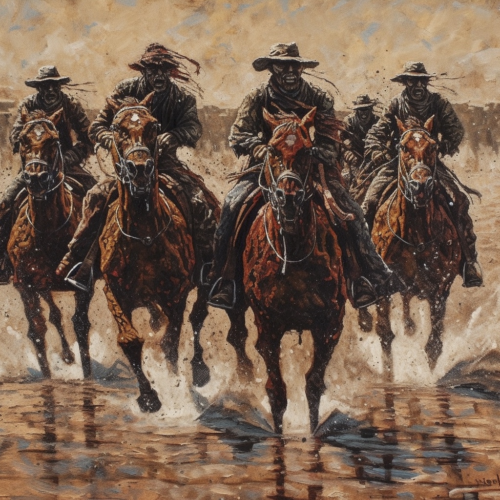 Renderman a detailed painting of horses galloping on mars in  e23d2b2b feb1 4d8f b588 59abe676da44 0