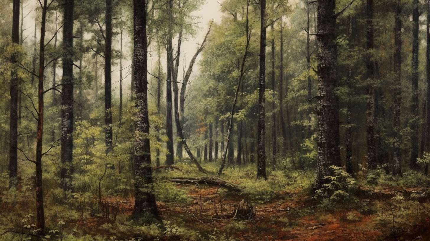 Renderman a forest  in the style of the mannerism   ar 169    9298aec1 7037 4a6d b6c3 41c8c4ca7704 0