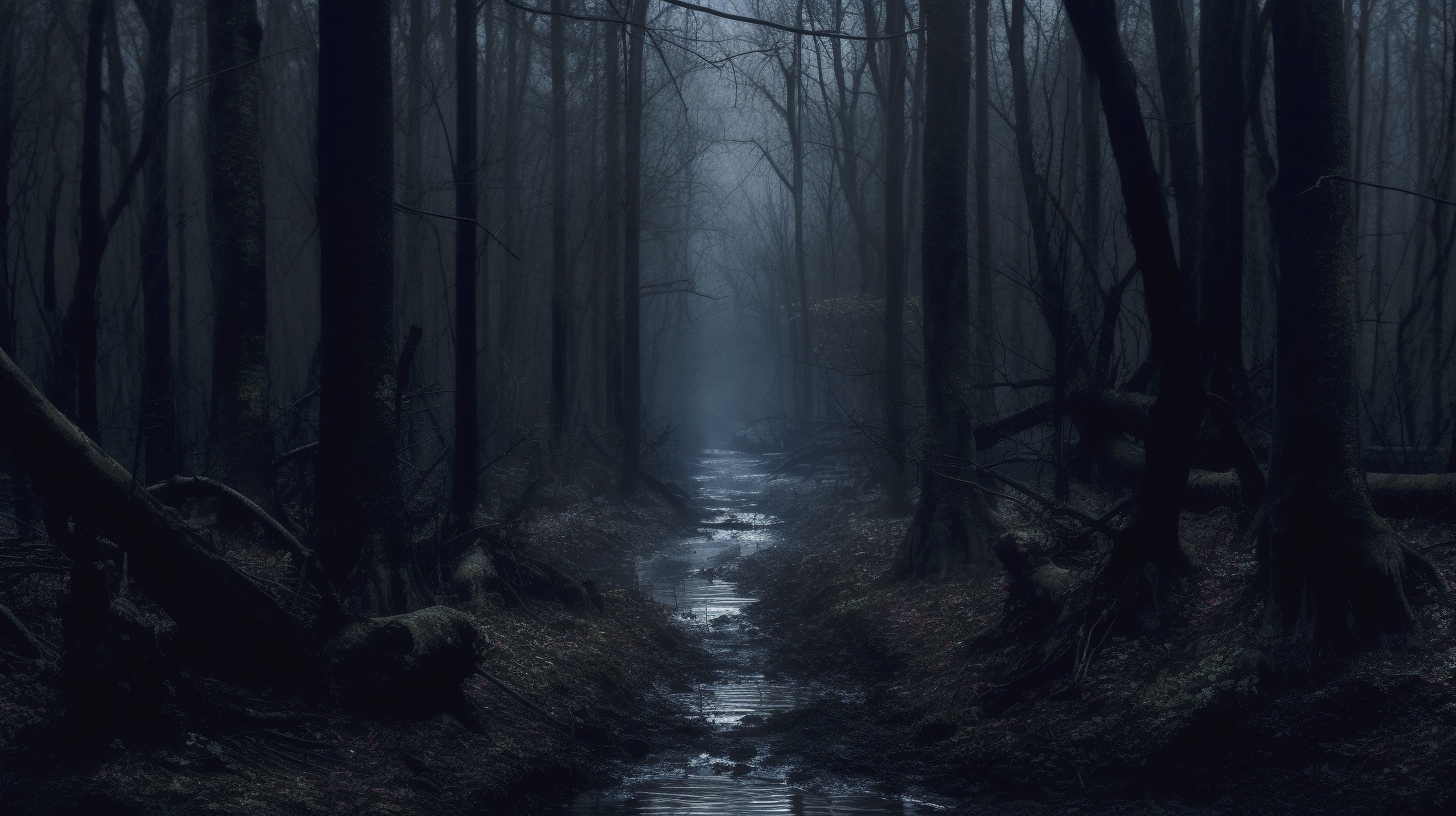 Renderman a forest  in the style of the tenebrism   ar 169    7636559b 22c8 488d bfcc c999d3d1058e 3
