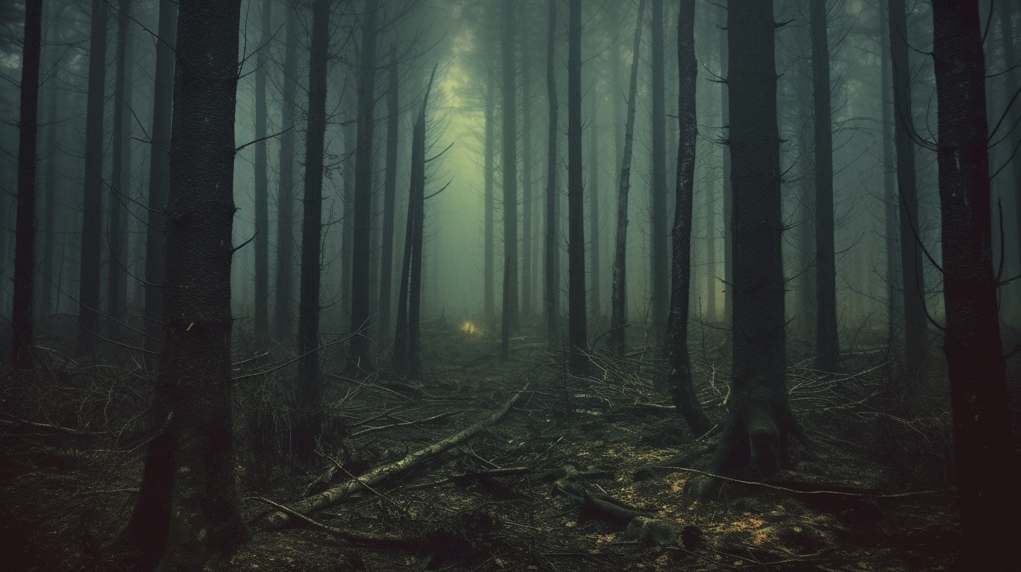 Renderman a forest  in the style of the tenebrism   ar 169   qu bda84919 73d1 4db7 9f6d 35cb55f689b1