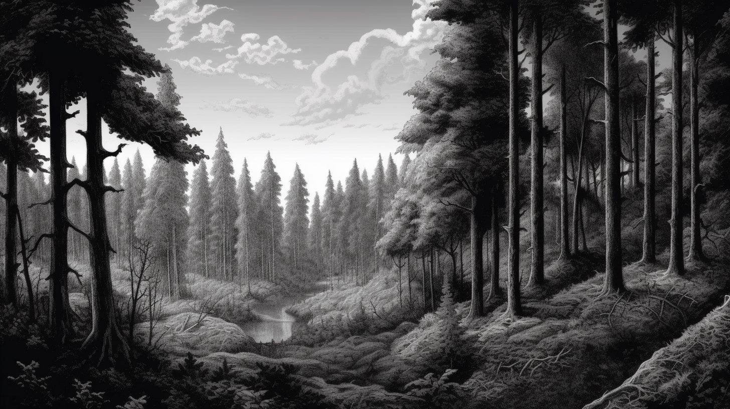 Renderman a forrest  in the style of the Ashcan School 2   ar 1 77e5fb7d 3c9d 4680 9a41 6d47ba2817bf