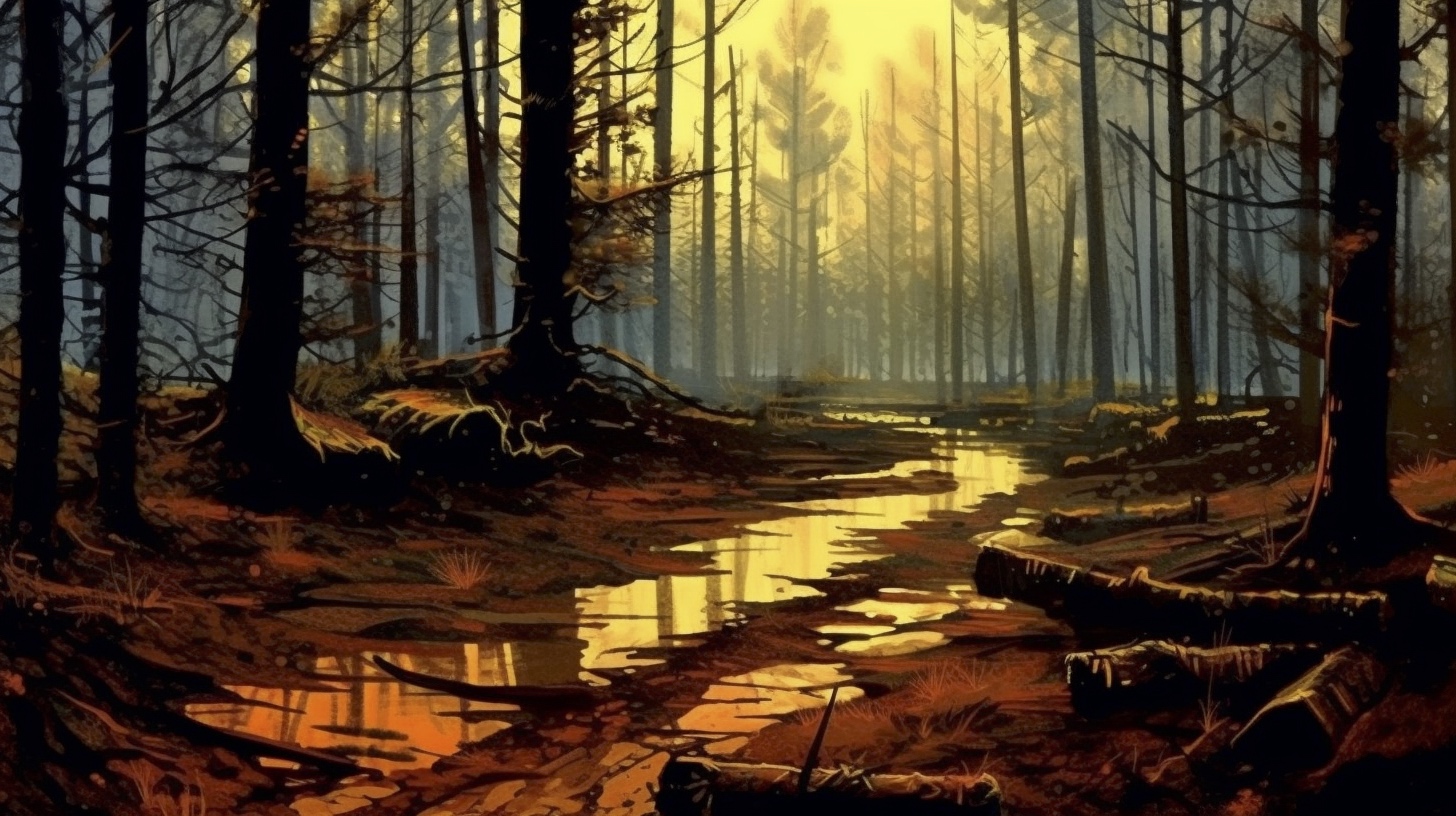 Renderman a forrest  in the style of the Ashcan School 2   ar 63563814 e5f5 41a1 905a 71c055b824f3 2
