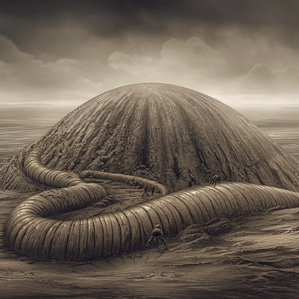 Renderman a highly detailed photograph of Shai Hulud taken at ca43829a 0dd8 4bec 9ab8 90496c56a62f 0