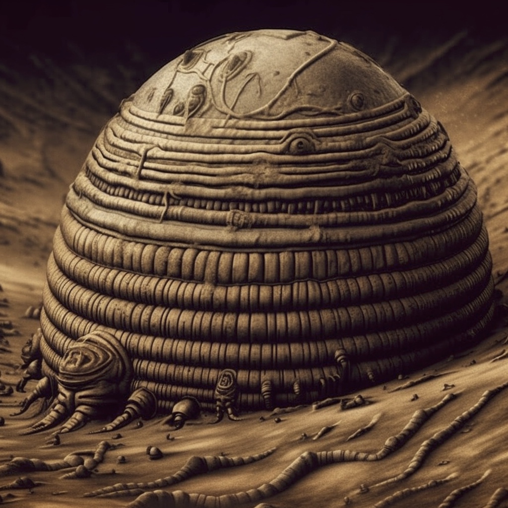 Renderman a highly detailed photograph of Shai Hulud taken at ca43829a 0dd8 4bec 9ab8 90496c56a62f 1