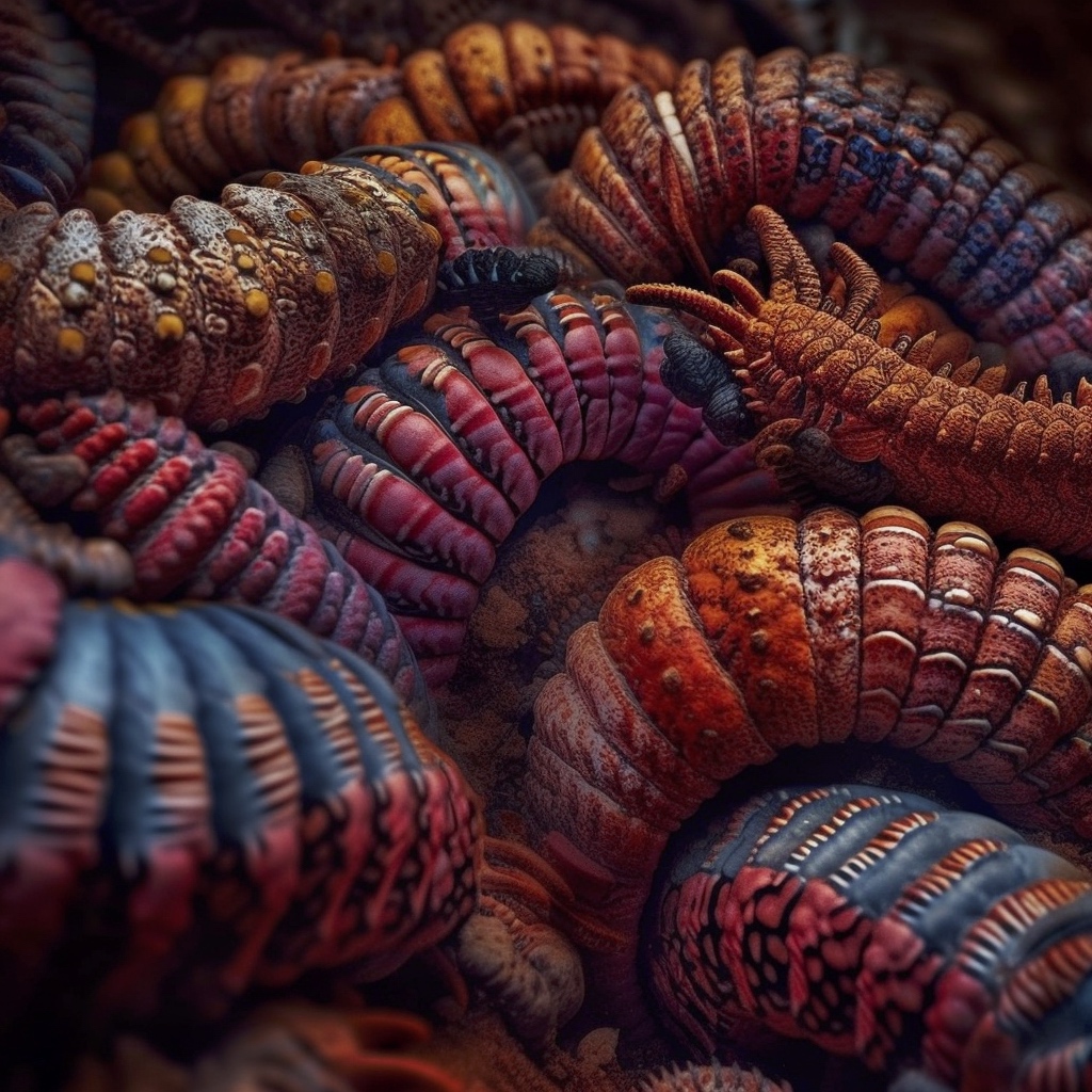 Renderman a highly detailed photograph of the Sandworms of Arri aa8f82fa 5c95 4b08 afaf be1e68b12e2b