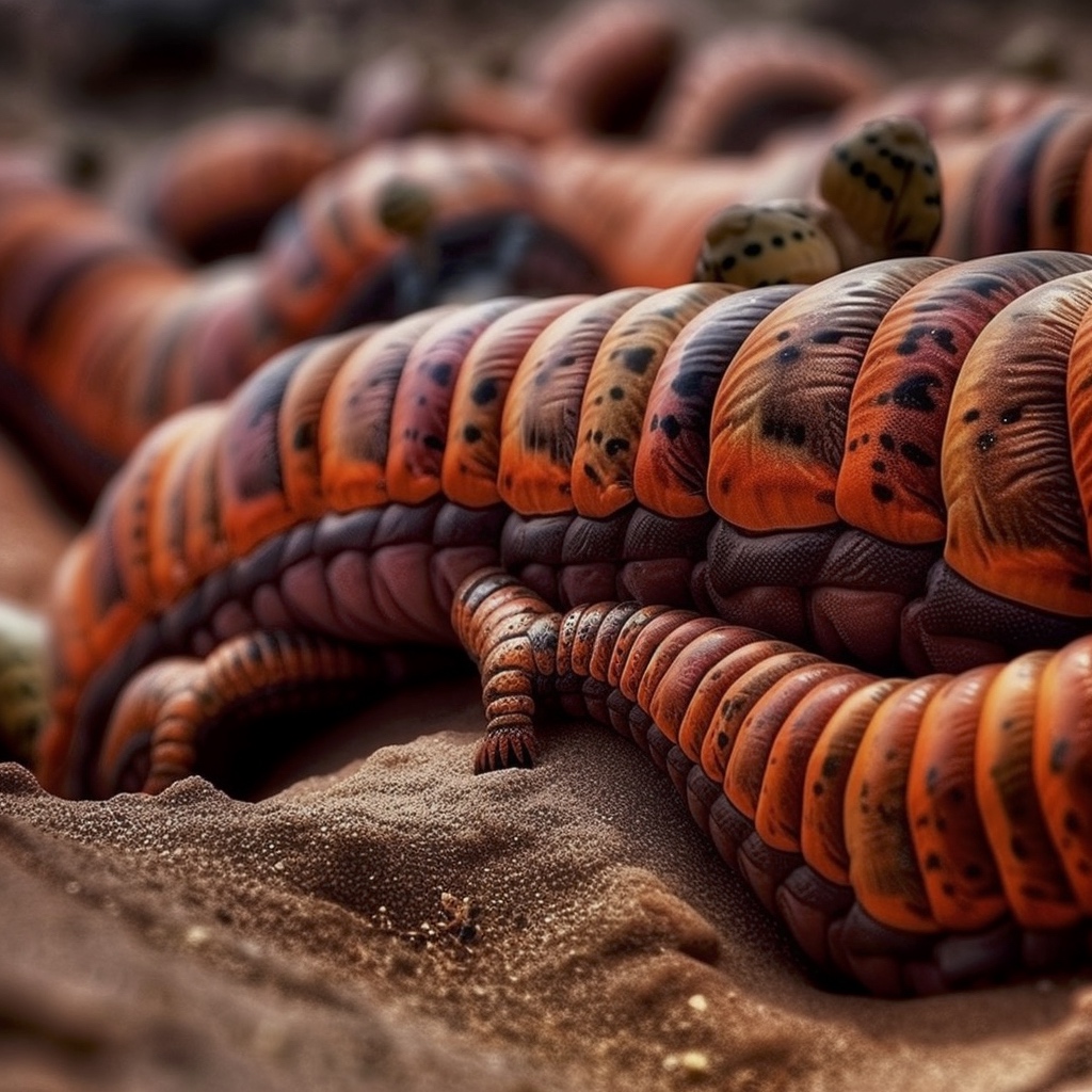 Renderman a highly detailed photograph of the Sandworms of Arri b2f23b92 e40e 4337 877d c1575705130b