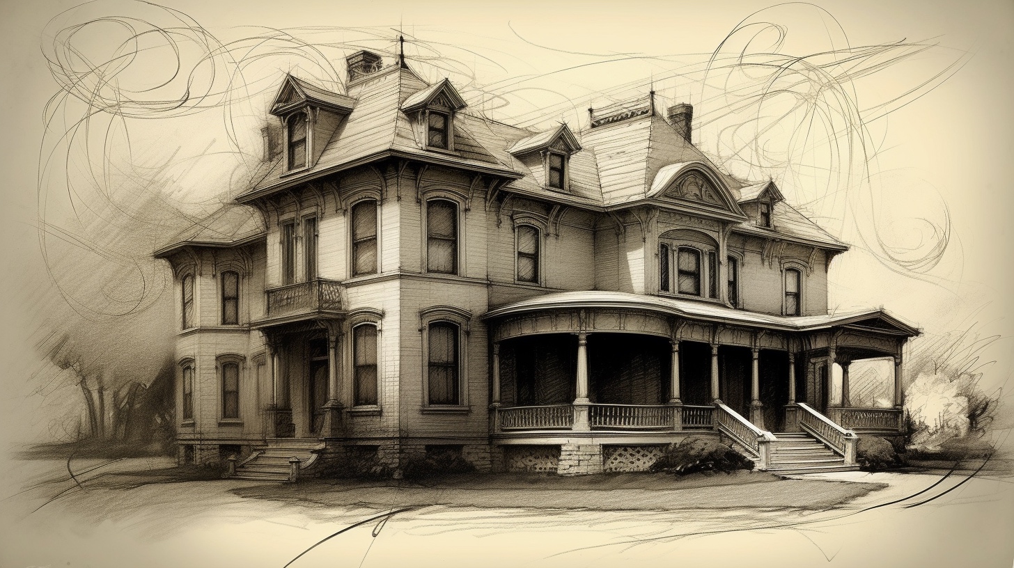 Renderman a house  in the style of spencerian script   ar 169   0490c37b fe14 4b76 b2c2 eb9f4df5be44