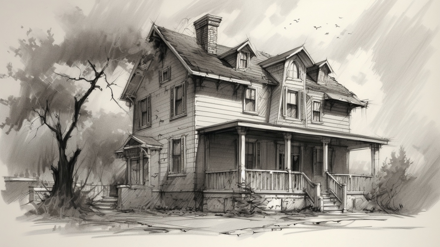 Renderman a house in the style of Spencerian Script   ar 169    0ec266eb 6318 4e15 a4e3 d75185a26ec3