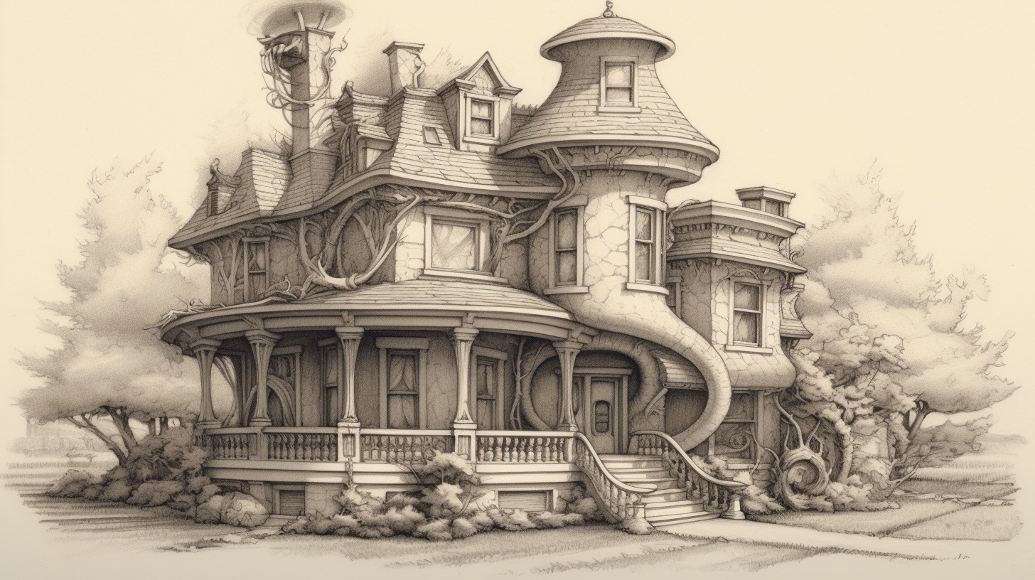 Renderman a house in the style of Spencerian Script   ar 169    5fbd664f 752a 4437 ad69 de80ef61ca07