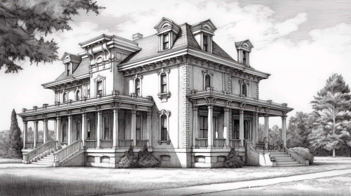 Renderman a house in the style of Spencerian Script   ar 169  1e5de886 07d6 454e 88b1 2dadaec43648 1
