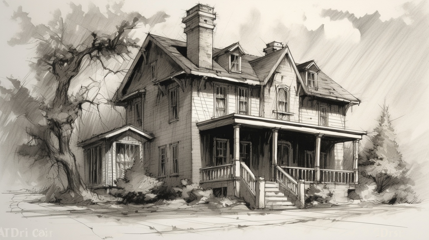 Renderman a house in the style of Spencerian Script   ar 169  34b80cbd 0342 46e3 99fb 5b0b9c354601 2
