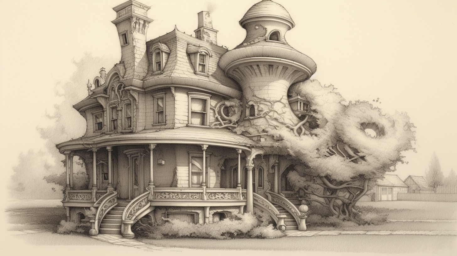 Renderman a house in the style of Spencerian Script   ar 169  555cedd2 4b18 4b31 8312 4dc1b2407a69 1