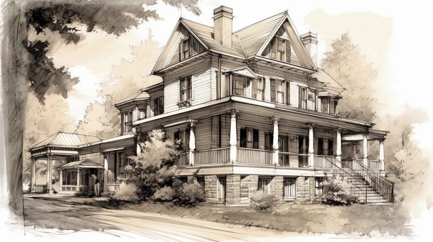Renderman a house in the style of Spencerian Script   ar 169  dc4f274b 0055 42ad 8114 6f64fae3c737 1