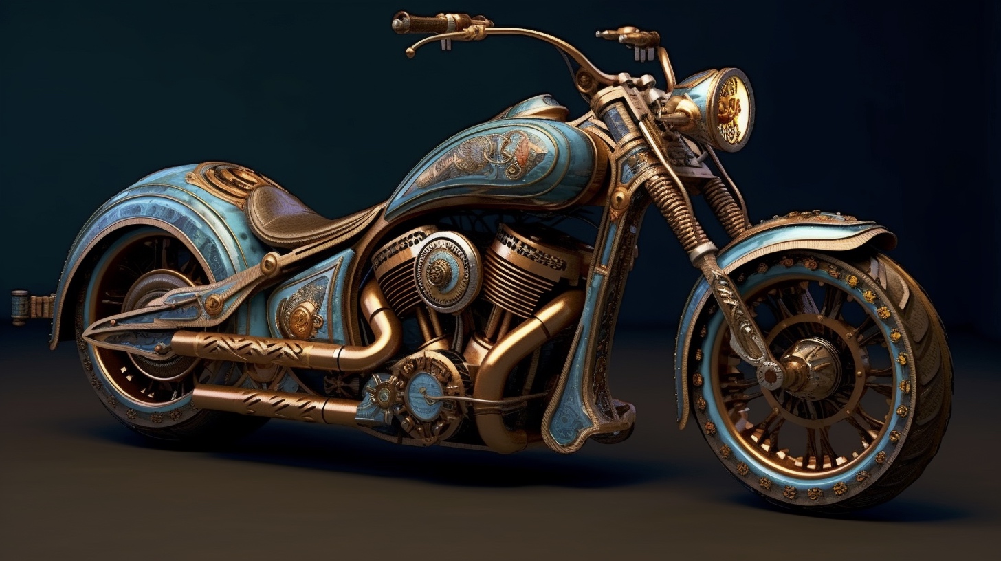 Renderman a motorcycle  in the style of the Art Infomel   ar  85459214 235d 4c4f 8b37 26deb7654205 0