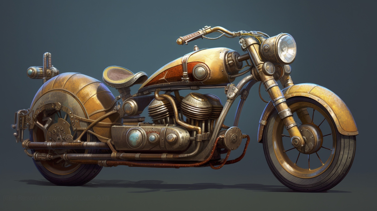 Renderman a motorcycle  in the style of the Grasaille   ar 169  01a5b280 32a3 4520 a033 6af56952b2b3