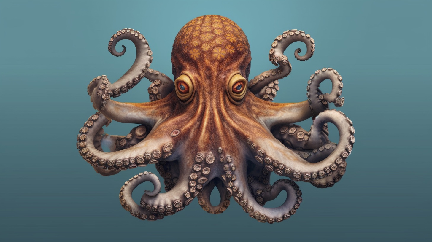 Renderman a octopus  in the style of the Art Infomel   ar 169 809e2798 6a68 42cd 998b c9af9571660a 1
