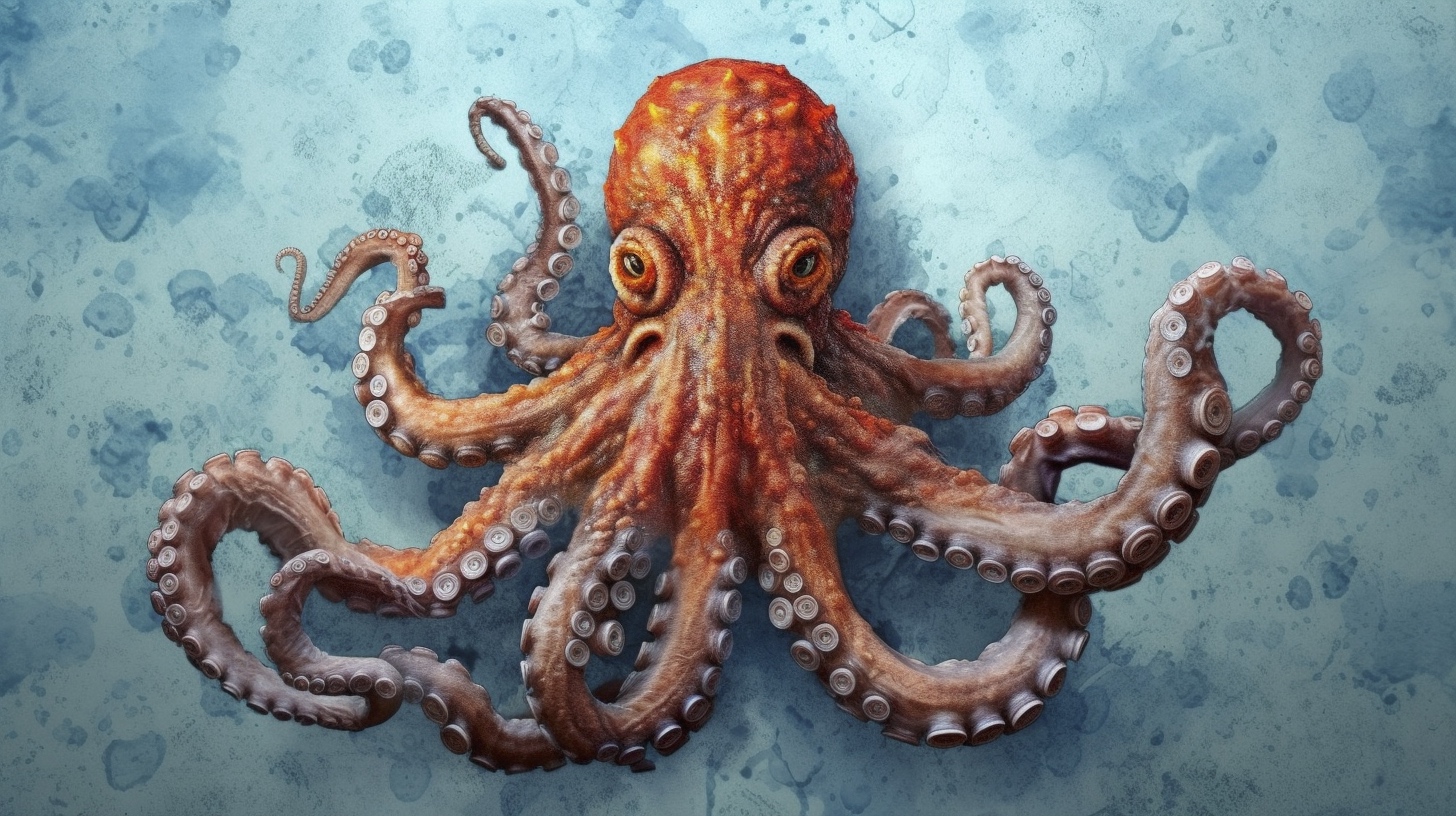 Renderman a octopus  in the style of the Art Infomel   ar 169 809e2798 6a68 42cd 998b c9af9571660a 2