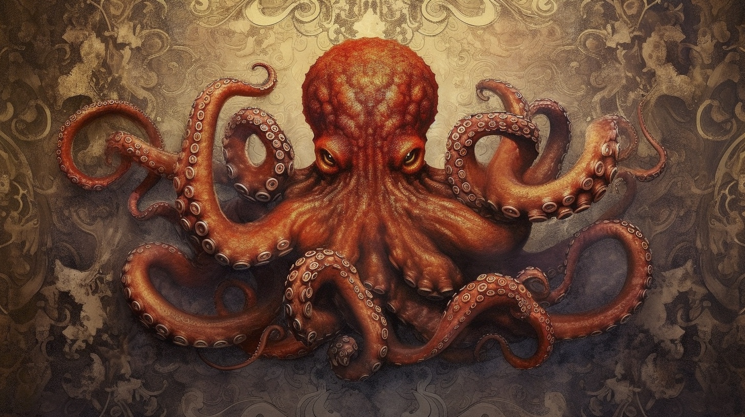 Renderman a octopus  in the style of the mannerism   ar 169   24d4fc36 6195 4ec4 83a8 127f27f838f5 2