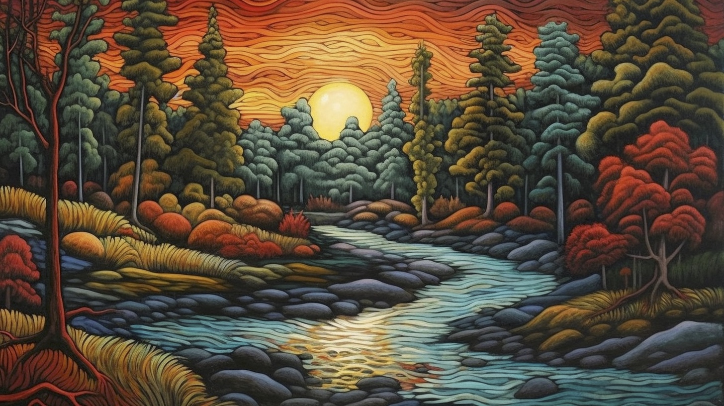 Renderman a painting of a landscape  painted in the style of  5899ecd2 9c21 4374 9115 5df687e11b2f 1