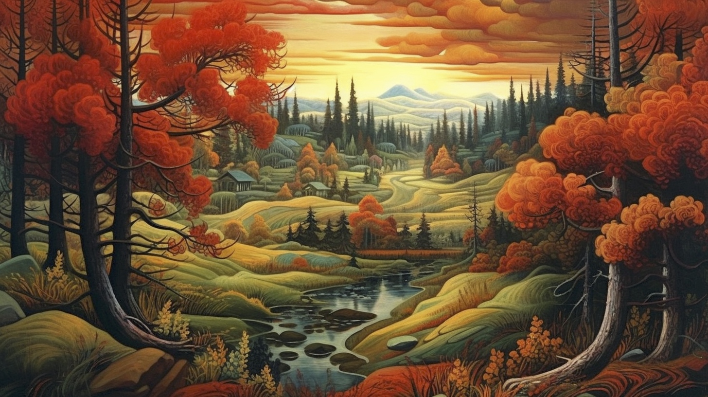 Renderman a painting of a landscape  painted in the style of  5899ecd2 9c21 4374 9115 5df687e11b2f 3