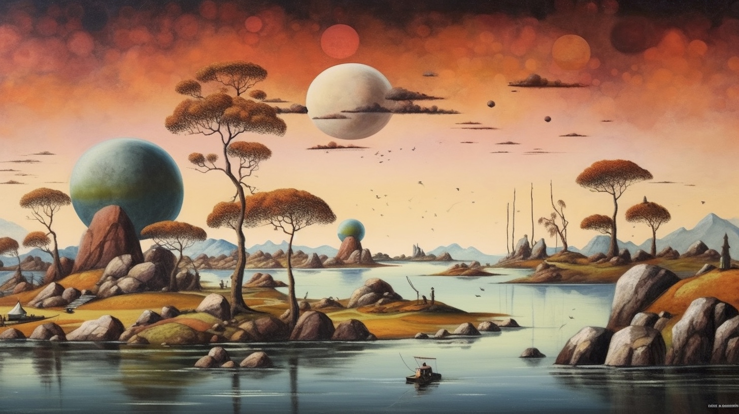 Renderman a painting of a landscape  painted in the style of  b0325353 ea7d 4669 aac8 560ad703fc59 0